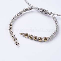 Polyester DIY geflochtene Armbandherstellung&nbsp;MAK-K018-B13