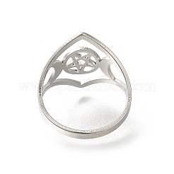 Anelli in acciaio inossidabile 304 per donna&nbsp;RJEW-S238-10P