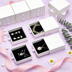 Boîtes à bijoux en papier&nbsp;LS-CON-WH0085-203B