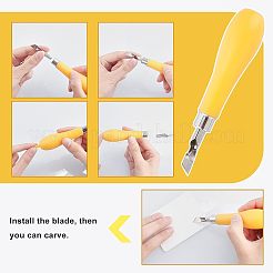 Juegos de herramientas de corte de madera de acero inoxidable&nbsp;TOOL-NB0001-23