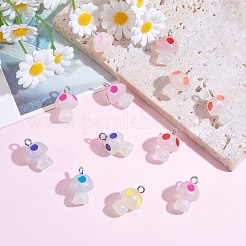 24 pz 8 colori pendenti in resina luminosa verniciata a spruzzo&nbsp;RESI-SZ0001-99
