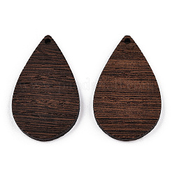 Anhänger aus natürlichem Wengeholz&nbsp;WOOD-T023-28B-01
