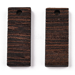 Anhänger aus natürlichem Wengeholz&nbsp;WOOD-T023-32
