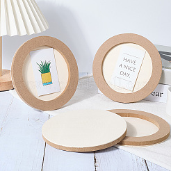 Bricolage enfants décoration en bois cadre photo en argile&nbsp;WOOD-WH20008-07A