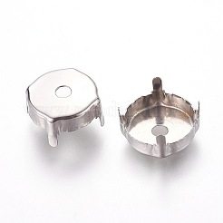 Montures à griffes cousues en acier inoxydable anti-ternissement&nbsp;X-STAS-L229-04A