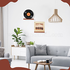 Rechteckiger Wandhalter für Schallplatten aus Holz&nbsp;AJEW-WH0485-94