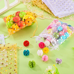 16 sachet à bijoux en organza à pois&nbsp;ABAG-TADJ0001-06D