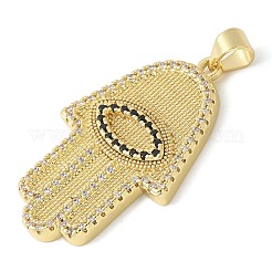Colgante micropavé cubic zirconia de latón&nbsp;KK-K298-54G