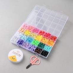 DIY-Kits zum Herstellen von Armbändern aus Plastikfassperlen&nbsp;DIY-WH0888-420