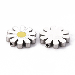 Perline smaltate in acciaio inossidabile 304&nbsp;X-STAS-T052-15P