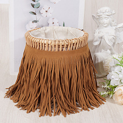 1 ruban à pompons en tissu suédé&nbsp;OCOR-GF0005-60B-03
