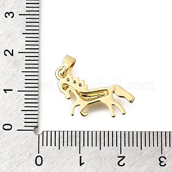 Anhänger aus klarem Zirkonia aus Messing&nbsp;KK-B187-23G