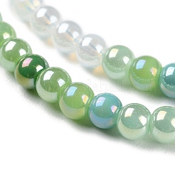 Fili di perle di vetro elettrolitico transperant&nbsp;X-GLAA-P056-4mm-B04