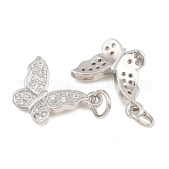 Breloques en laiton avec zircone cubique de micro pave&nbsp;CU-CBA908F-05P-05