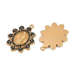 Colgantes de rhinestone de acero inoxidable 304&nbsp;RB-CBADC81-15G-02
