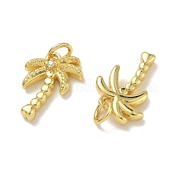 Pendenti in zirconi cubici trasparenti in micro pavè di ottone&nbsp;KK-CBAD9DF-10G