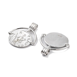 Rhodinierter Anhänger aus 925 Sterlingsilber&nbsp;STER-H111-03P