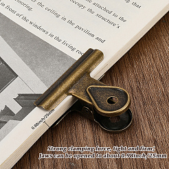8 pieza de clips de carpeta de hierro&nbsp;AJEW-CP0009-81