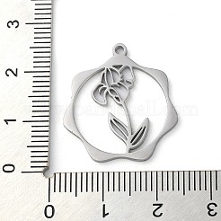 Pendentifs en acier inoxydable 304 anti-ternissement&nbsp;LS-STAS-P338-01D-P