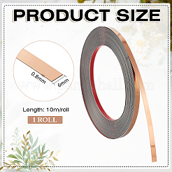 10 m selbstklebende flexible Zierleiste aus Edelstahl&nbsp;DIY-WH0671-287A