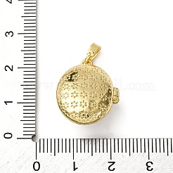 Ottone pendenti smalto medaglione&nbsp;X-KK-F912-05B-G
