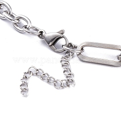 Colliers pendentifs en acier inoxydable 304 anti-ternissement&nbsp;NJEW-M181-35P