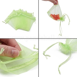 Sacs-cadeaux en organza avec cordon de serrage&nbsp;X-OP-R016-9x12cm-11