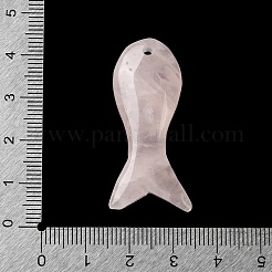 Pendentifs de quartz rose naturel&nbsp;GG-K001-01C