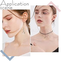 60 anneau de liaison en laiton de 5 couleurs&nbsp;KK-FG0001-01