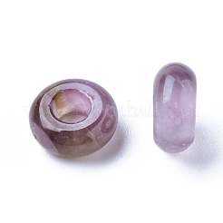 Natürliche Amethyst europäischen Perlen&nbsp;G-G740-12x6mm-13