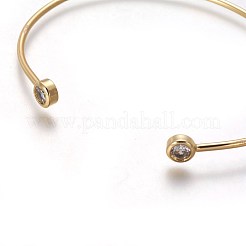 Del polsino in ottone&nbsp;BJEW-P245-04