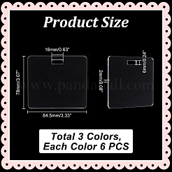 18pcs 3 Farben Acryl große Anhänger&nbsp;DIY-GA0005-65
