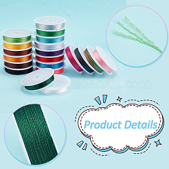 20 Rolle 20 Farben Polyester-Rundfaden&nbsp;OCOR-PH0002-64B
