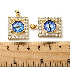 Echte 18 Karat vergoldete Messinganhänger&nbsp;KK-L209-006G-02