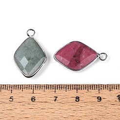 Facettierte Anhänger aus natürlichen und synthetischen Steinen&nbsp;G-T144-69M