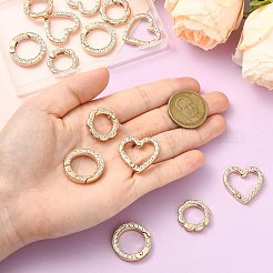 15 Stück 3 Arten Zinklegierung Federtorringe&nbsp;FIND-CJ0004-77