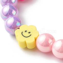 Opake Acrylperlen Stretch-Armbandsets für Kinder&nbsp;BJEW-JB06403