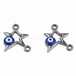 304 Edelstahl Emaille Verbindungsstück Charms&nbsp;STAS-N087-62-03P