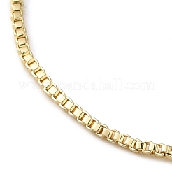 Creazione di braccialetti a catena in ottone con placcatura a cremagliera&nbsp;KK-M285-04KCG