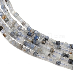 Natürliche Aquamarin Perlen Stränge&nbsp;G-L628-D10-2x2mm-02