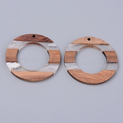 Pendenti in resina e legno di noce&nbsp;RESI-R428-02C