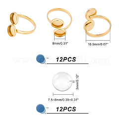 DIY-Set zur Herstellung von Rohlingen für Kuppelringe&nbsp;DIY-UN0004-06