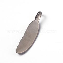Pendentifs en acier inoxydable chirurgical 316&nbsp;STAS-L184-055
