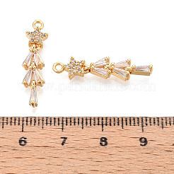 Ottone micro spianare pendenti zirconi&nbsp;KK-N263-57G