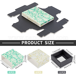 12 scatola per cassetti in carta a 2 colori&nbsp;CON-AR0001-01