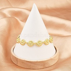 Bracelets à maillons en laiton pour femmes&nbsp;BJEW-A090-06C-G
