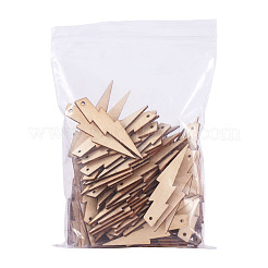Grand pendentif en bois non teint&nbsp;X-YS-TAC0005-03