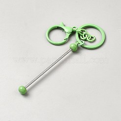 Llavero con cuentas de barra de aleación para hacer joyas&nbsp;DIY-WH0128-59P-07