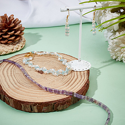 1 Strang natürliche Amethystperlenstränge&nbsp;G-GO0001-76B