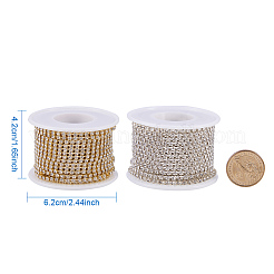 Messing Strass Strassketten&nbsp;CHC-BC0001-05